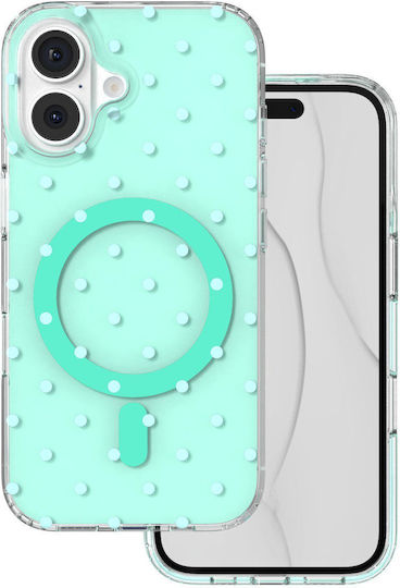 Bubble Dots Калъф за Мобилен Телефон iPhone 16 6 1 Зелен