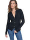 Damen Strickjacke Blk