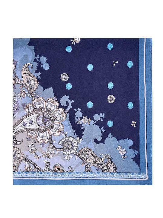 Celestino Damen Schal mit Lakhouri Blau