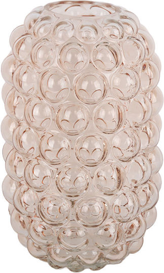 Estia Glass Vase Pink Diameter 18xHeight 29cm