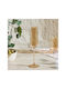 S-D Ambre Champagne Glasses Set Goblets Glass 200ml 4 Pieces