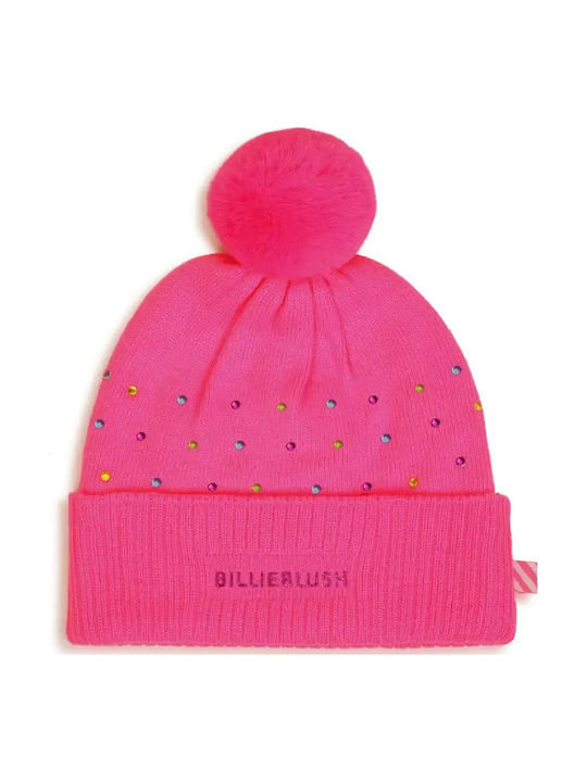 Kinder Beanie Gestrickt Rosa