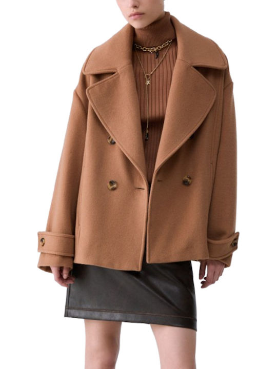 Navetta Γυναικείο Ημίπαλτο Light Brown
