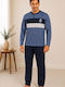 Rimoli Winter Men's Pyjamas Blue Raph