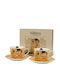 Klimt Set Cesti Maro Din Porțelan Alb 270ml 2 Bucăți