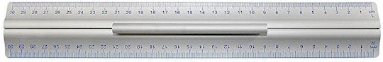 Wedo Plastic Ruler 30cm With Blue Handle