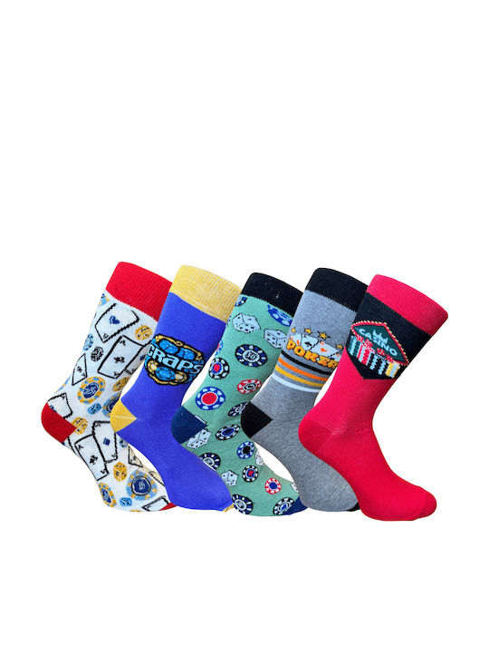 Kal-tsa Men's Multicolour Socks 5Pack