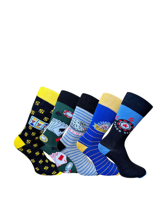 Kal-tsa Men's Multicolour Socks 5Pack