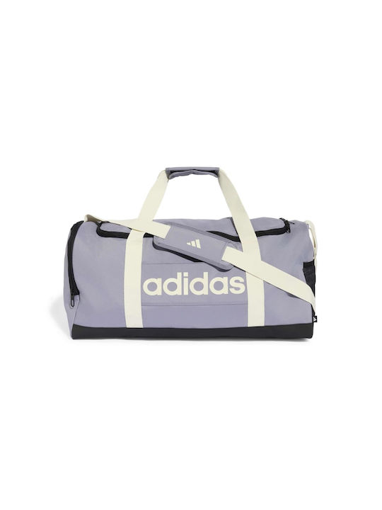 adidas Linear Duffel Women's Shoulder Bag for Gym Grey