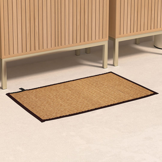5Five Non-Slip Wooden Bath Mat Stemy 220356A Black 50x80cm