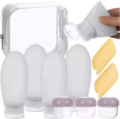 Trizand Reise- & Parfümfläschchen Transparente 10 Stück Mit Hülle