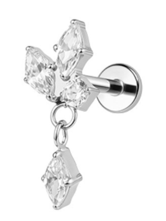 Silver And More Ohrringe Piercing 8 x 1,2mm