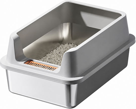 Pet's Choice Cat Toilet Grey W60 x D40 x H27cm