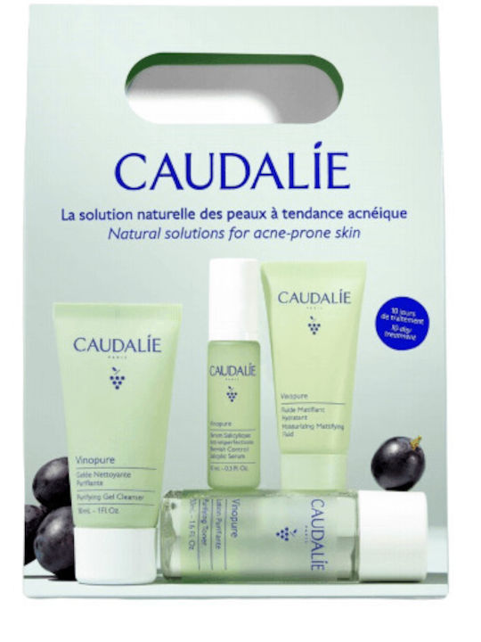 Caudalie Vinopure Aknebehandlung Salicyl Starter Set Reiseset für Feuchtigkeitsspendend 4Menge Caudalie Vinopure Aknebehandlung Salicyl Starter Set Reiseset für Feuchtigkeitsspendend 4Menge