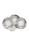 Hermia Multicolour Porcelain Dinnerware Set 24pcs