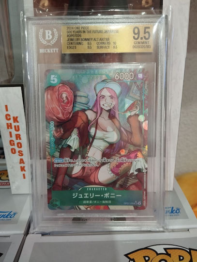 Bgs 9.5 2024 One Piece Card Game 500 Years In Future Japanese #op07026 Jewelry Bonney Alt Art Foil Sr