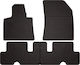 Covorașe Auto Cauciuc Citroen C4 Grand Picasso Ii Minivan 2013-2019 Negre Fixate