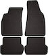 Rubber Car Mats Seat Exeo Sedan Estate 2008-2015 Black Fitted