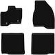 Basic Black Velour Mats Ford Explorer Small Driver 0