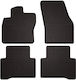 Rubber Car Mats Volkswagen Touran Ii Minivan 2016 Black Fitted