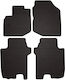 Gummi Auto Fußmatten Honda Jazz III Hatchback 2011-2014 Schwarz Passgenau