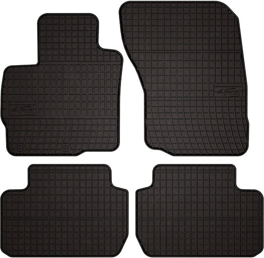 Rubber Car Mats Mitsubishi Outlander Iii Suv 2012-2022 Black Fitted