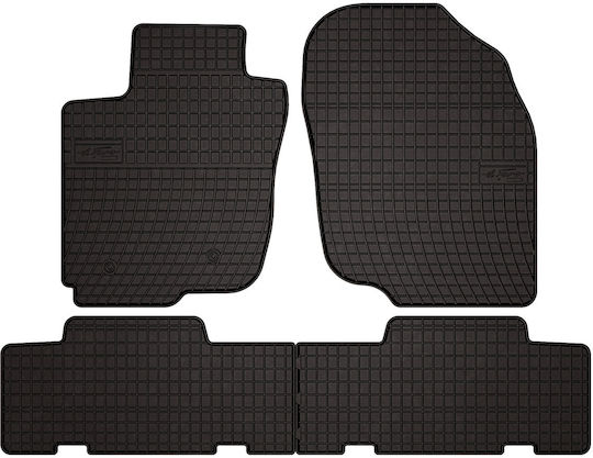 Gummifußmatten Toyota RAV 4 III SUV 2006-2013 Schwarz Passgenau