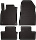 Rubber Car Mats Renault Clio V Hatchback E-tech 2019 Black Fitted