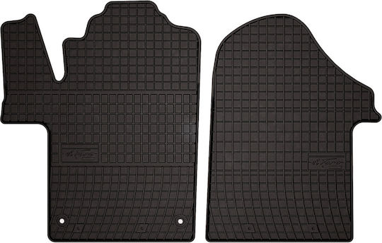 Rubber Car Mats Mercedes Vito W447 Van 1st Row 2014 Black Fitted