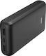 HAMA New Performance 20 Power Bank 20000mAh mit 2 USB-A Ausgangsanschlüsse und USB-C Ausgangsanschlüsse Power Delivery Graues