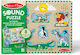 Puzzle pentru copii din lemn cu pini pentru 2+ ani 8 piese Spin Master