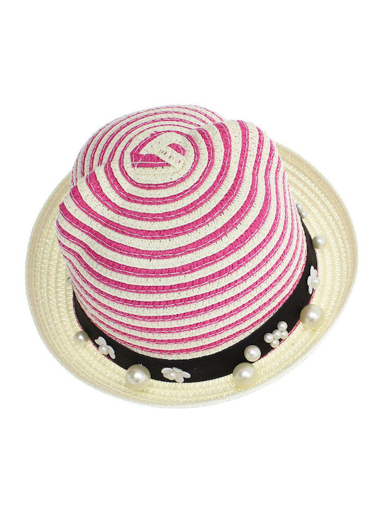 ButicCochet Palarie Copii Din Paie Fuchsia