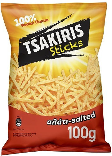 Tsakiris Chips With Salt 130gr