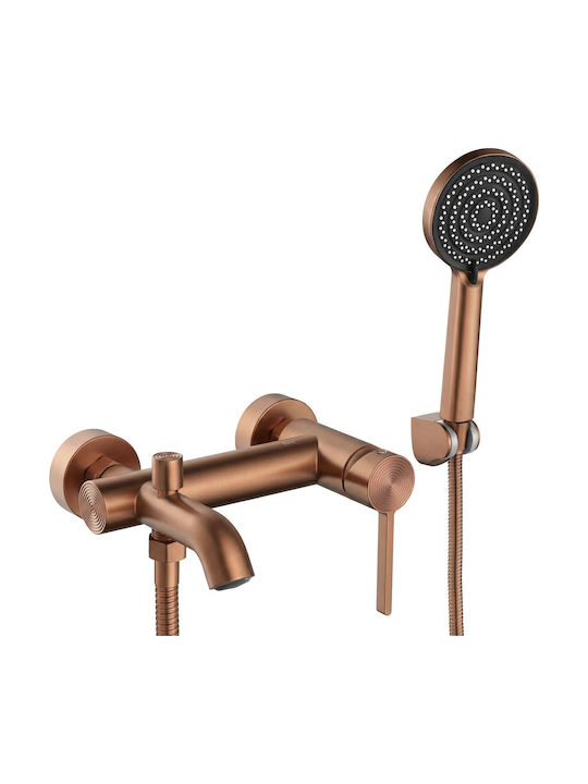 Rea Foster Mischungs Badewannenarmatur Komplettes Set Kupfer