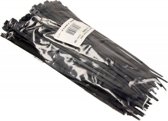 Romix Kabelbinder 4,7x200mm Schwarze Universale 100 Stück