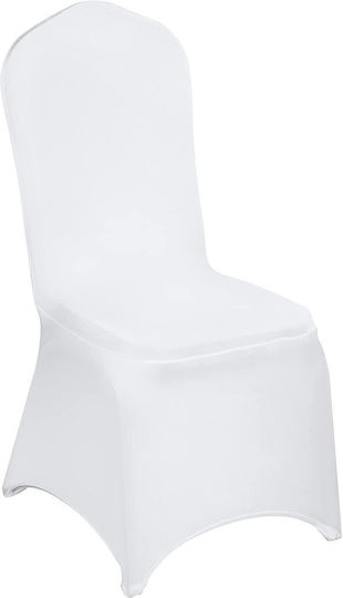 Vevor Husă Elastică Scaun Alb 12 Bucăți Vevor Husă Elastică Scaun Alb 12 Bucăți