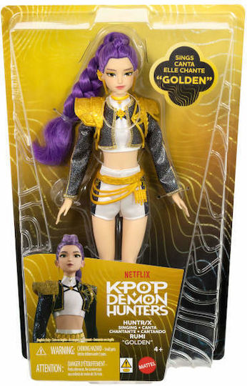 Mattel Rumi Golden Κούκλα K-Pop Demon Hunters