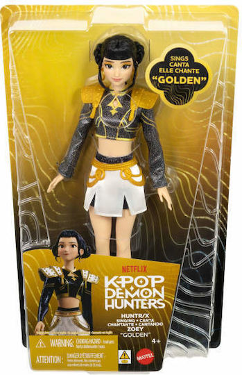 Mattel Zoey Golden Кукла К-поп ловци на демони за 4+ години