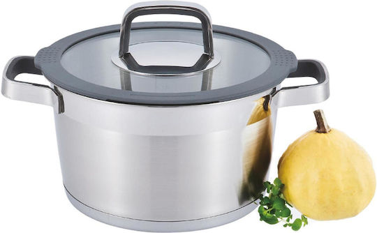 Duka Tiefer Rostfreier Stahl Kochtopf 6lt