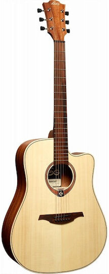 Lag Gla Tramontane 70 Dc Acoustic Guitar Natural