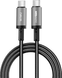 Wiwu USB-C мъжки - USB-C 240W 1.5m (Wi-C058) Wiwu USB-C мъжки - USB-C 240W 1.5m (Wi-C058)