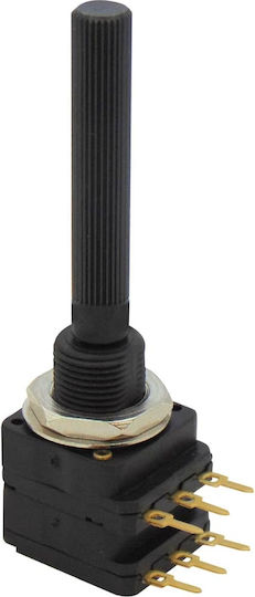 Ποτενσιομετρο Stereo Λογαριθμικο Β Pc16d-b 100κ Piher Σετ 10