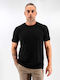 T-shirt Μαύρο