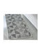 Linea Home 2608 Non-Slip Runner Rug Black 75x200cm