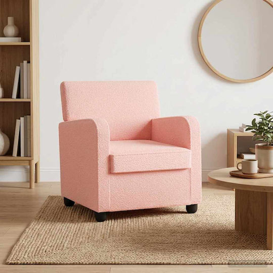 Relax Sessel aus Künstliches Leder Rosa 70x79x78cm