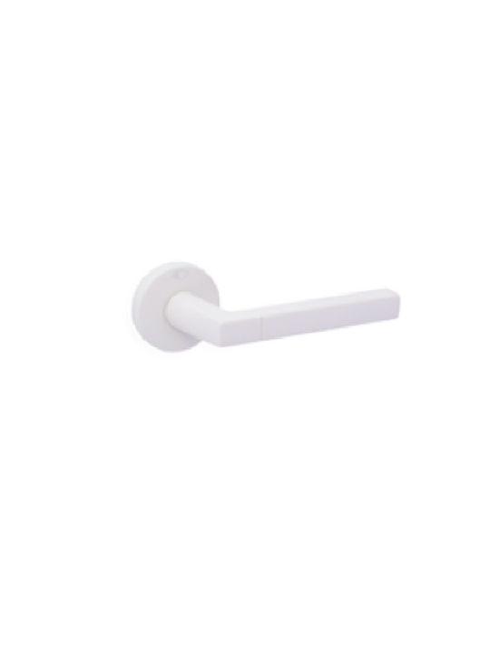 Convex Türgriff mit Rosette 2095 Paar Weiß Ral 9002