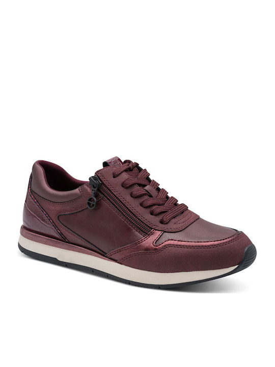 Vegan Women's Anatomic Sneakers Burgundy