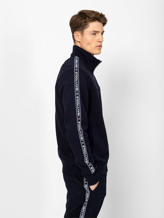 Herren Sweatshirt mit Dunkelblauer Kapuze