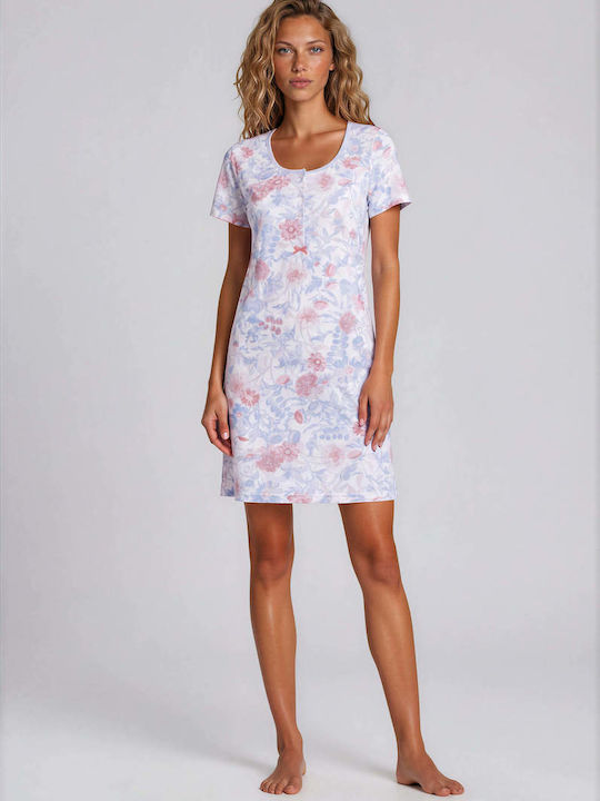 Pink Label Cămașă de noapte de vară din bumbac pentru femei Pink Label Pink Label Cămașă de noapte de vară din bumbac pentru femei Pink Label