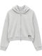 Athletics Cardigan Grey Fleece